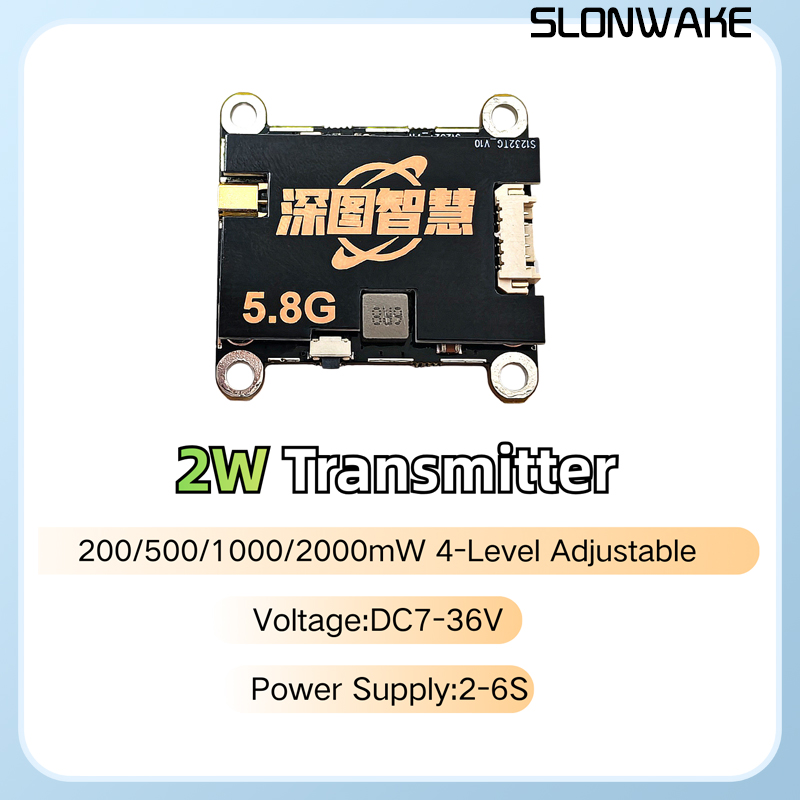 Transmissor VTX SLONWAKE 5.8G  - Fpv Drone Camera avaliação e preço